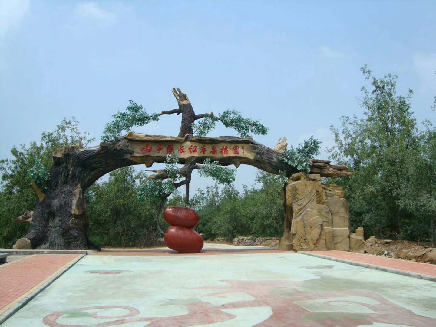 河南景观生态园大门批发与生态园设计方案精选